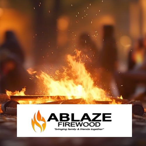 Ablaze Firewood
